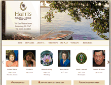 Tablet Screenshot of odharrisfuneralhome.com